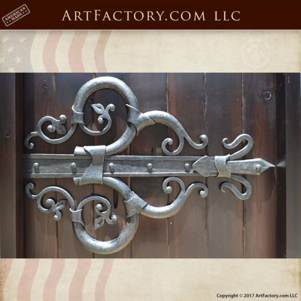 Custom Hinge Hand Forged Solid Wrought Iron