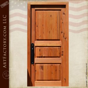 3 panel wooden door