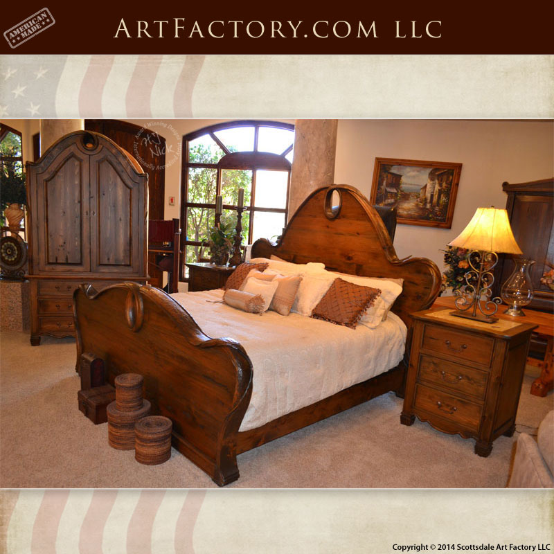 Art Nouveau style bedroom set