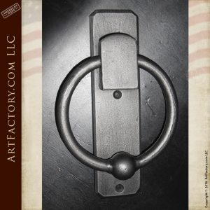 Modern Industrial Iron Ring Pull
