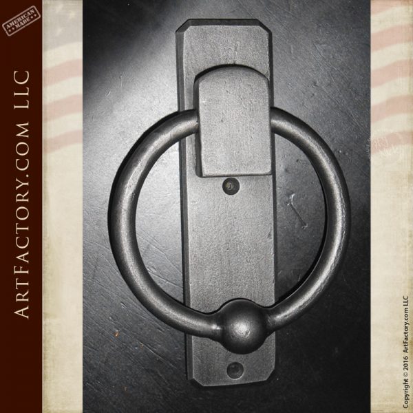 Modern Industrial Iron Ring Pull