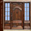 handcrafted custom wooden entrance door