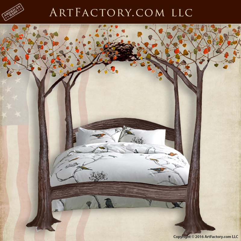 Artistic Iron Canopy Beds