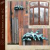 hand carved lodge doors