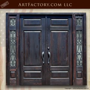 Solid Castle Style Wood Door