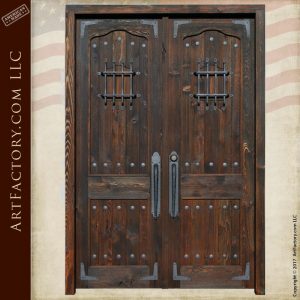 custom medieval double doors