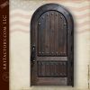 arched gothic entrance door