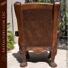 hand carved lion safari chair