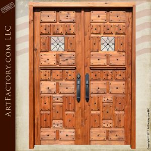 custom fortress double doors