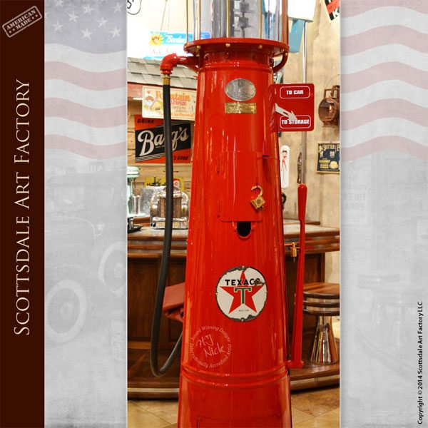 Antique Texaco Gas Pump | Restored Vintage Gilbert Barker Visible Old Pumps