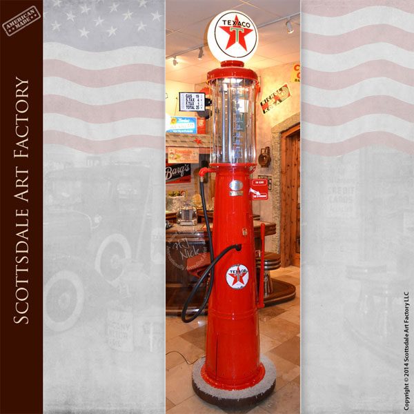 Antique Texaco Gas Pump | Restored Vintage Gilbert Barker Visible Old Pumps