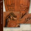 hand carved French inspired armoire