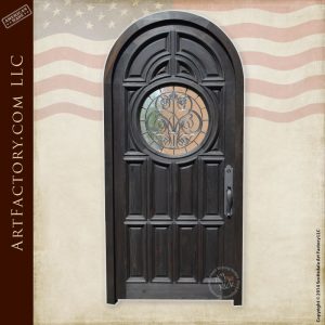 custom arched panel door