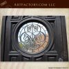 custom arched panel door