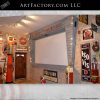 drive-in theme home theater