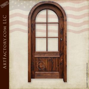 rustic French panel door