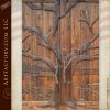 Oak Tree Hand Carved Grand Entrance