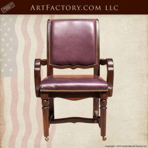 custom handcrafted executive chair