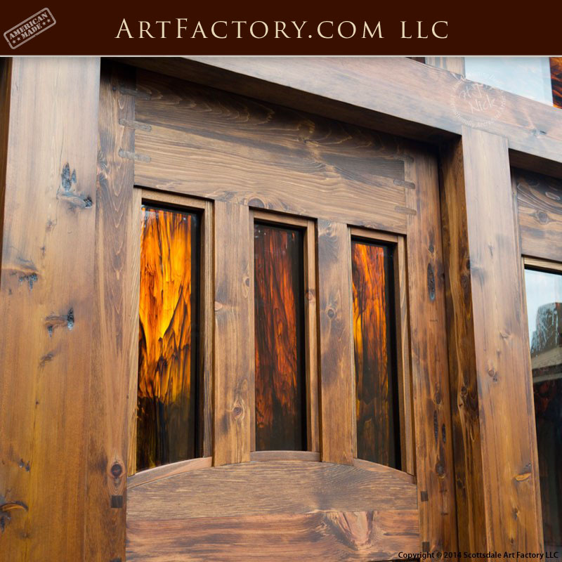 handmade craftsman front door