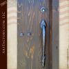 custom wrought iron door pull
