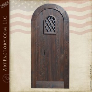 full arched speakeasy door