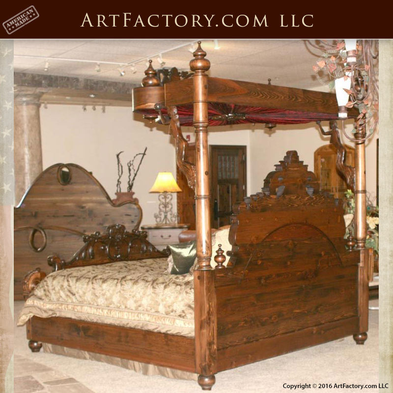 Victorian bed online canopy