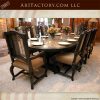 custom oval dining table