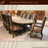 custom oval dining table