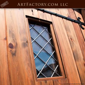 cathedral arched wood door