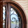custom Art Nouveau double doors