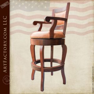 handcrafted bar stools