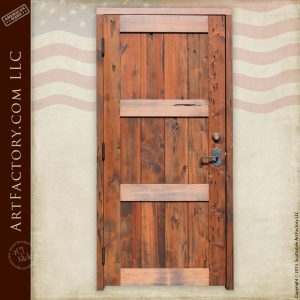 custom vertical plank door