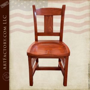 custom wood dining chair