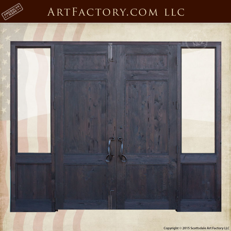 custom handmade wooden doors