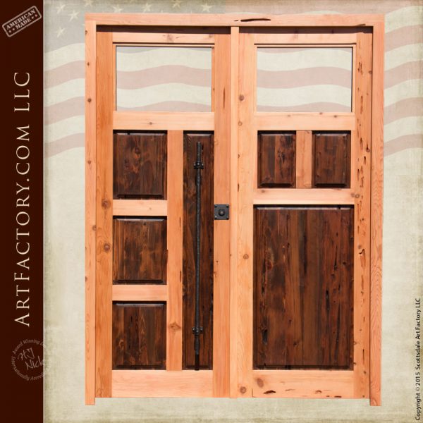 custom craftsman front entrance door