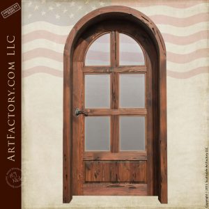 custom arched French door