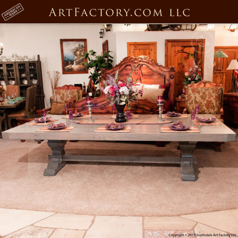 custom handcrafted wooden dining table