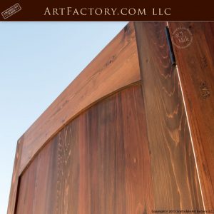 medieval style solid wood entrance door