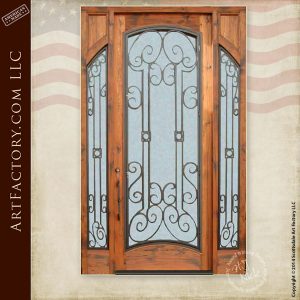 custom fine art entrance door