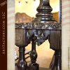 hand carved medieval canopy bed
