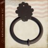 Classic Custom Door Ring Pull and Knocker - Hand Forged