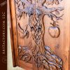 Tree Of Life Carved Door