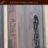 custom solid cedar wood door