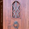 custom arched exterior door