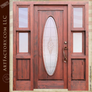 oval window front door