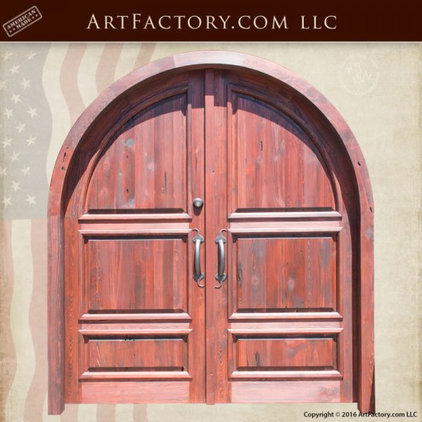 arched entryway custom doors