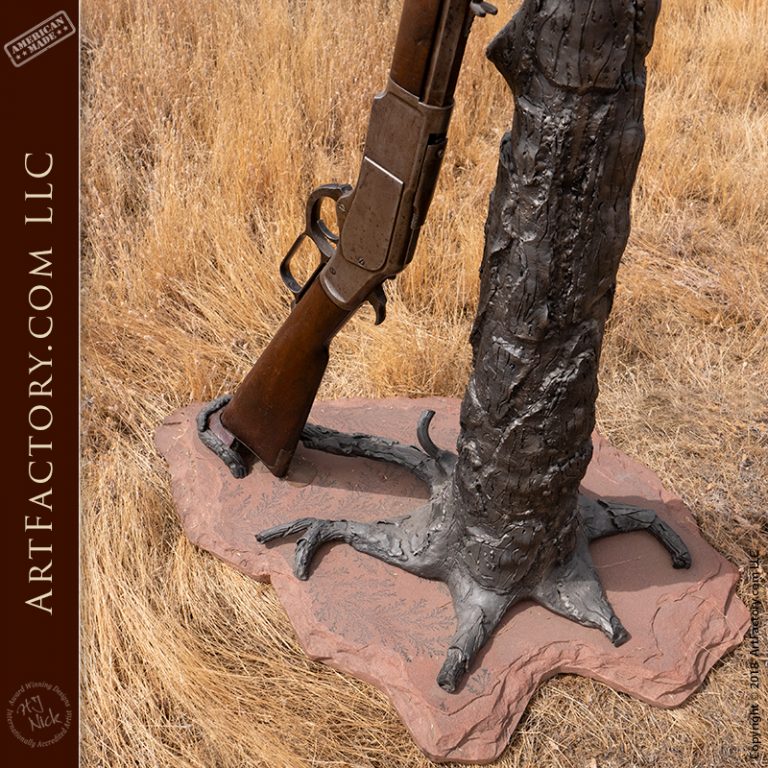 Rifle Rack Floor Lamp: Custom Western Inspired Lighting