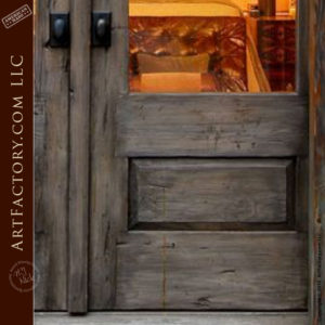 barn style custom wood door