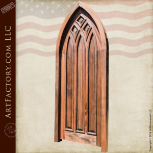 gothic style cathedral arched door