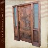 solid wood cabin door